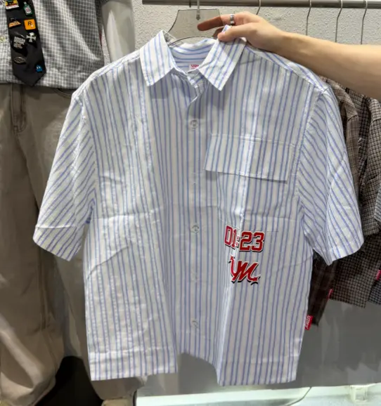 U2M2 淺藍條紋襯衫