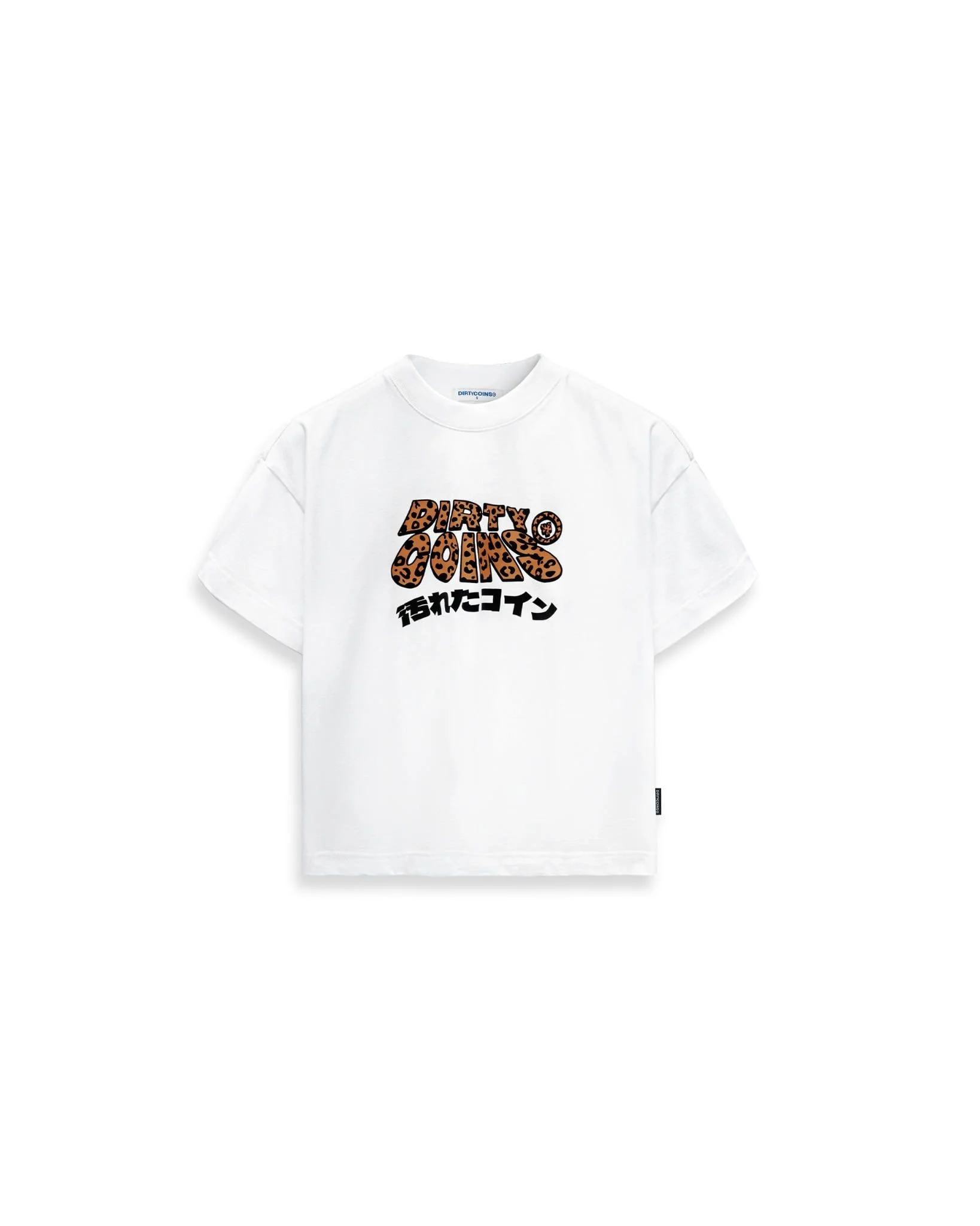 Dirty Coins 豹紋 Logo 短T