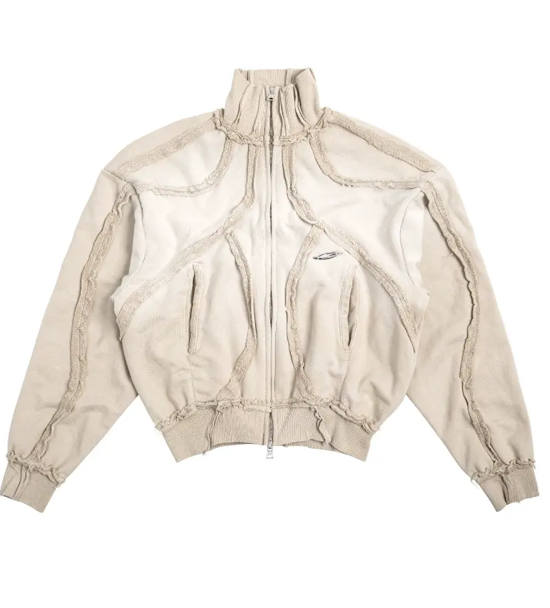 VEINS FULLZIP JACKET 米白